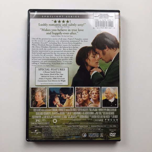 Pride and Prejudice DVD - Picture 2 of 5